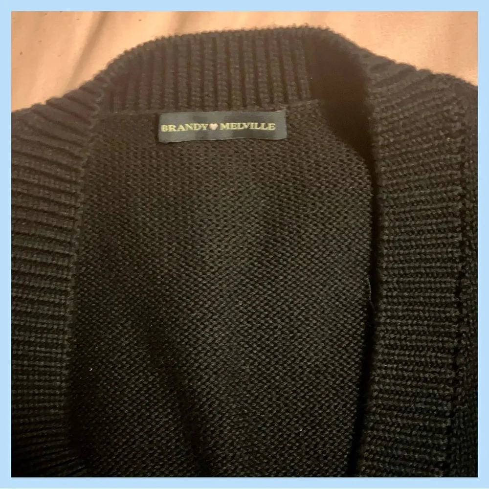 Women's Navy Blue Cardigan - Picture 8 of 8